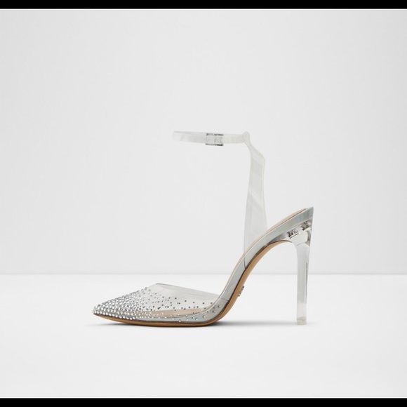 Aldo x Disney Glassslipper Clear Sz 6, 10 - Picture 8 of 11